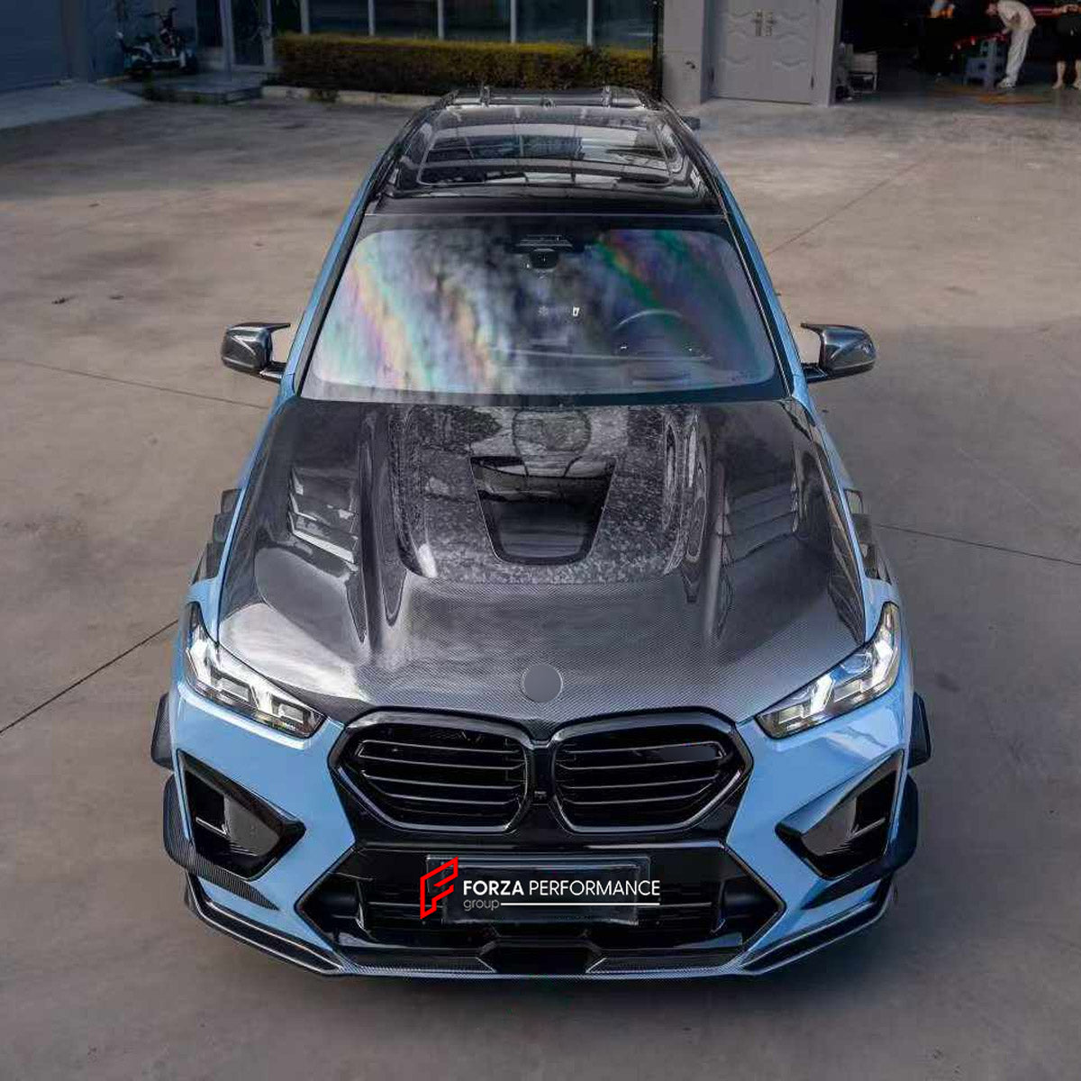 DRY CARBON HOOD BONNET AND FRONT FENDERS for BMW X5 G05 X6 G06 X5M F95 X6M F96 LCI 2023+

Set includes:
Hood Bonnet
Front Fenders

Material: Dry Carbon, Tempered Glass

NOTE: Professional installation is required.