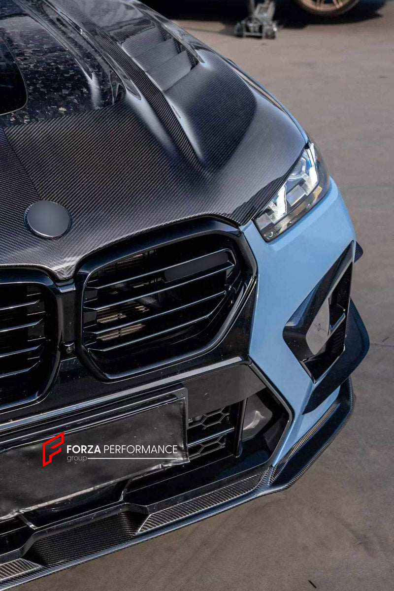 DRY CARBON HOOD BONNET AND FRONT FENDERS for BMW X5 G05 X6 G06 X5M F95 X6M F96 LCI 2023+

Set includes:
Hood Bonnet
Front Fenders

Material: Dry Carbon, Tempered Glass

NOTE: Professional installation is required.