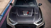 DRY CARBON HOOD BONNET for AUDI S4 RS4 B9 S5 RS5 F5 2016+

Set includes:
Hood Bonnet

Material: Dry Carbon

NOTE: Professional installation is required.
