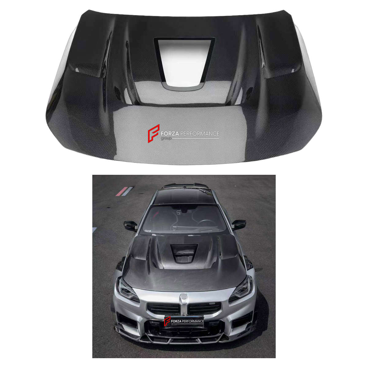 DRY CARBON HOOD BONNET for BMW 2 SERIES G42 M240I M2 G87 2021+

Set includes:
Hood Bonnet

Material: Dry Carbon, Tempered Glass

NOTE: Professional installation is required.