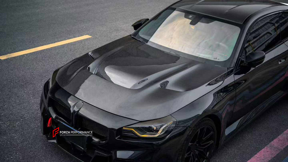 DRY CARBON HOOD BONNET for BMW M2 G87 2023+

Set includes:
Hood Bonnet

Material: Dry Carbon

NOTE: Professional installation is required.