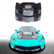 DRY CARBON HOOD BONNET for CHEVROLET CORVETTE C6 C7 Z06 2005 - 2019

Set includes:
Hood Bonnet

Material: Dry Carbon

NOTE: Professional installation is required.