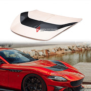 DRY CARBON HOOD BONNET for FERRARI ROMA 2020+ FORZA PERFORMANCE custom fit Mansory Style

Set includes:
Hood Bonnet

Material: Dry Carbon

NOTE: Professional installation is required.