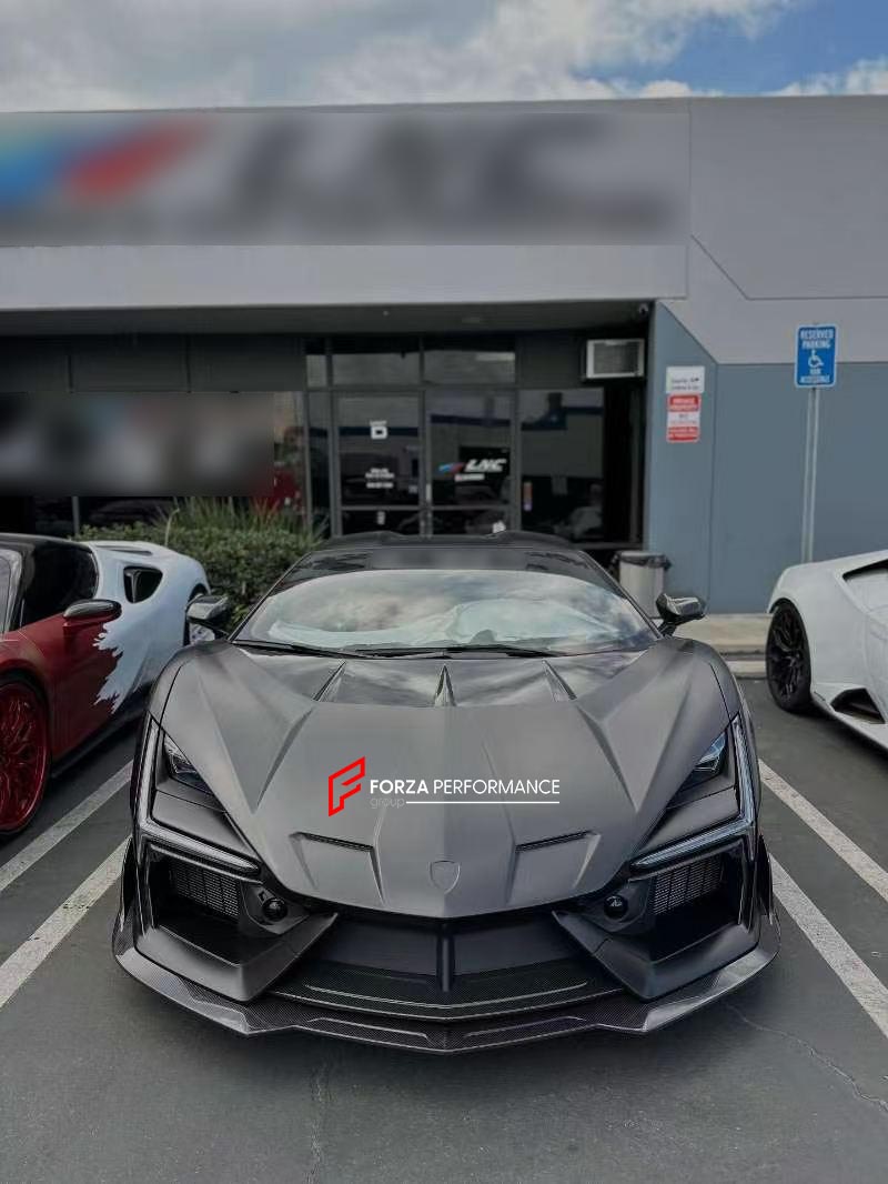 DRY CARBON HOOD BONNET for LAMBORGHINI REVUELTO 2023+ Forza Performance custom fit buy 1016 style design body kit