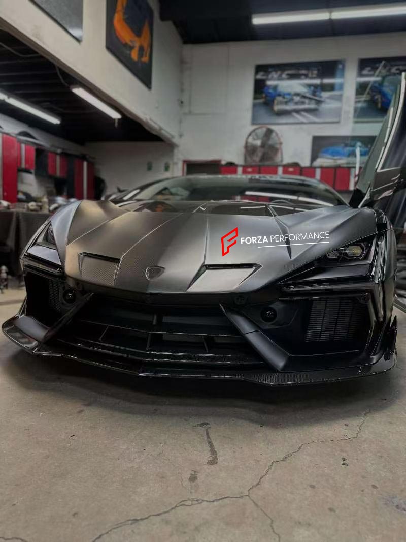DRY CARBON HOOD BONNET for LAMBORGHINI REVUELTO 2023+ Forza Performance custom fit buy 1016 style design body kit