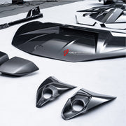 DRY CARBON HOOD BONNET for LAMBORGHINI REVUELTO 2023+ FORZA PERFORMANCE custom fit Mansory Style

Set includes:
Hood Bonnet

Material: Dry Carbon

NOTE: Professional installation is required.