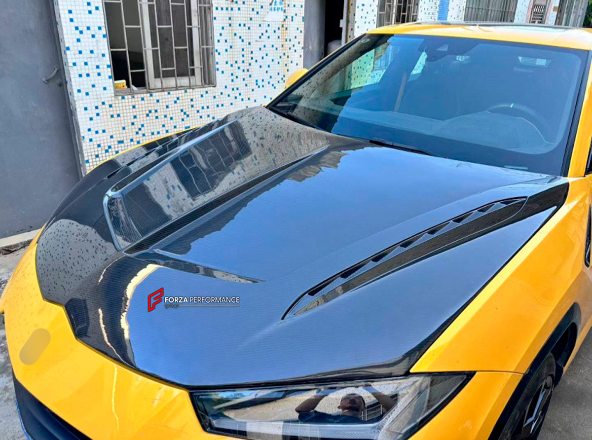 DRY CARBON HOOD BONNET for LAMBORGHINI URUS S 2023+ 

Set includes:

Hood Bonnet

Material: Dry Carbon

Note: Professional installation is required