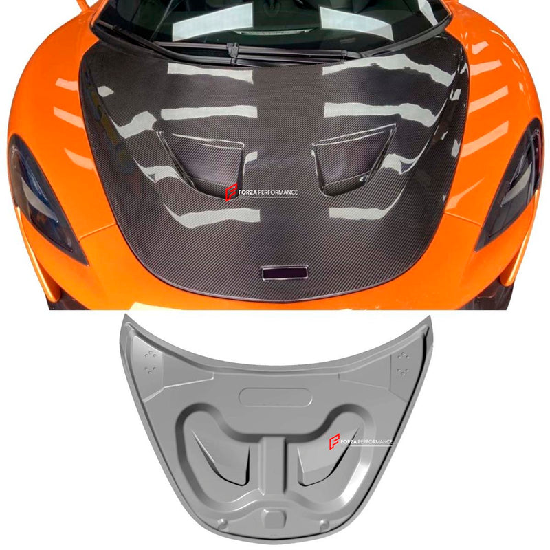 DRY CARBON HOOD BONNET for MCLAREN 540C 570S 570GT MP4 12C 2011 - 2021