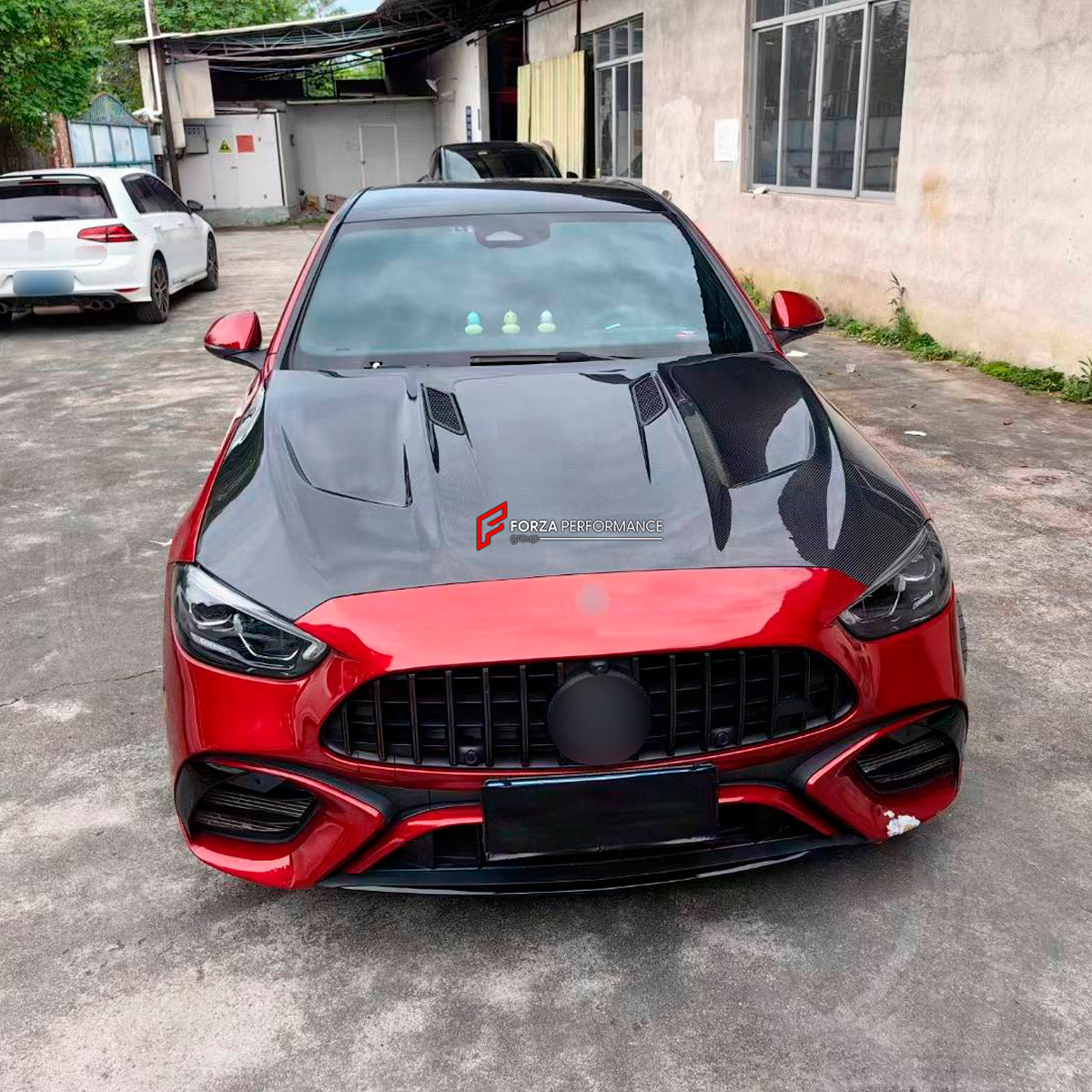 DRY CARBON Hood Bonnet for Mercedes Benz C Class W206 2021+
Set includes:

Hood Bonnet
Material: Dry Carbon

NOTE: Professional installation is required.