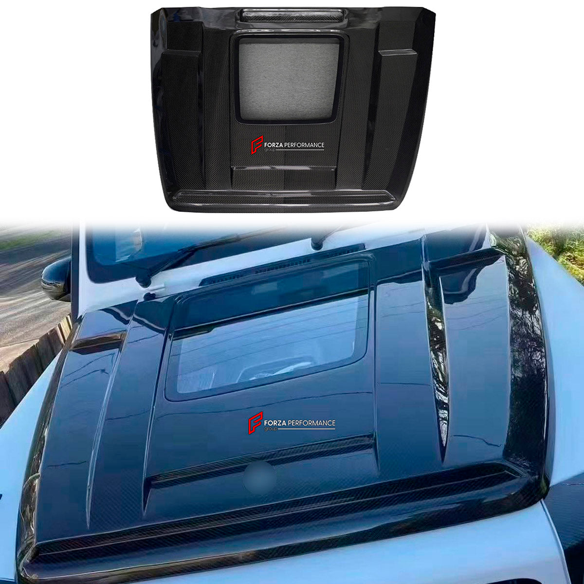 DRY CARBON Hood Bonnet for Mercedes Benz G Class W464 2018 - 2024
Set includes:

Hood Bonnet
Material: Dry Carbon

NOTE: Professional installation is required.