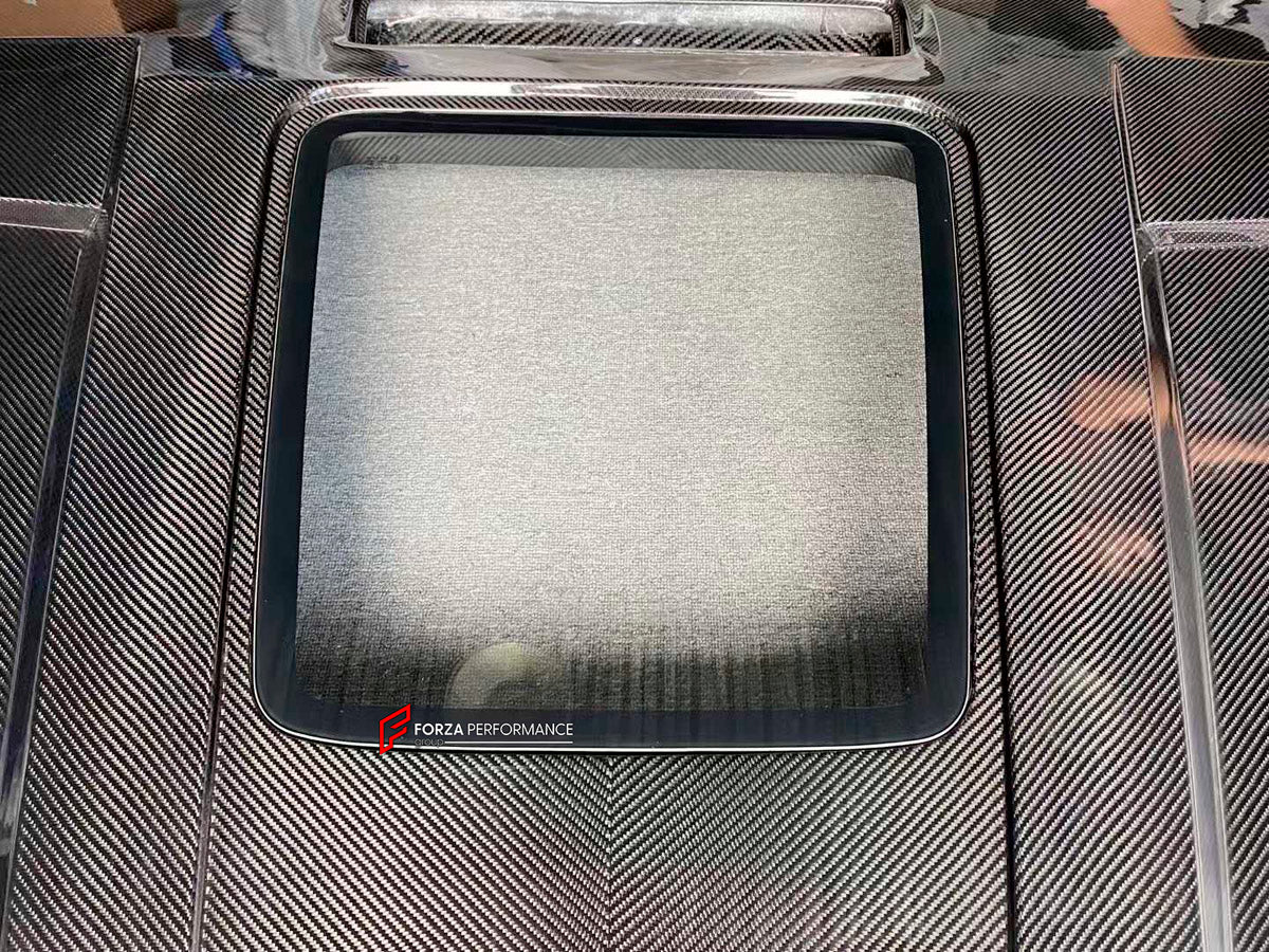 DRY CARBON Hood Bonnet for Mercedes Benz G Class W464 2018 - 2024
Set includes:

Hood Bonnet
Material: Dry Carbon

NOTE: Professional installation is required.