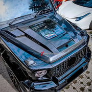 DRY CARBON Hood Bonnet for Mercedes Benz G Class W464 2018 - 2024
Set includes:

Hood Bonnet
Material: Dry Carbon

NOTE: Professional installation is required.