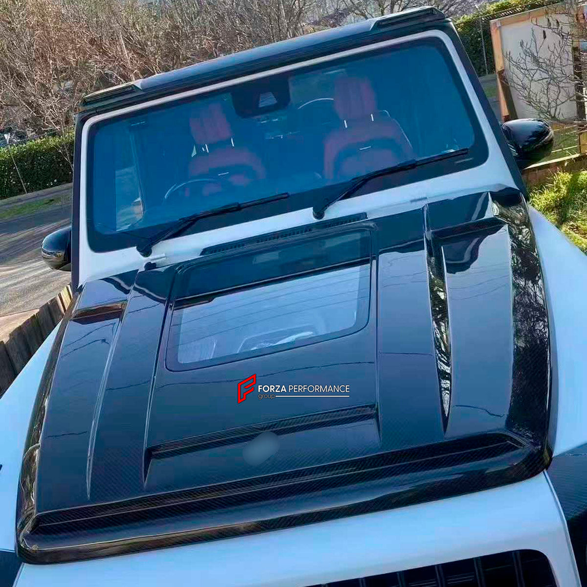 DRY CARBON Hood Bonnet for Mercedes Benz G Class W464 2018 - 2024
Set includes:

Hood Bonnet
Material: Dry Carbon

NOTE: Professional installation is required.
