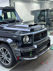 DRY CARBON HOOD BONNET for MERCEDES BENZ G-CLASS W465 G63 G550 G500 G350 2024+

Set includes:

Hood / Bonnet

Material: Dry Carbon