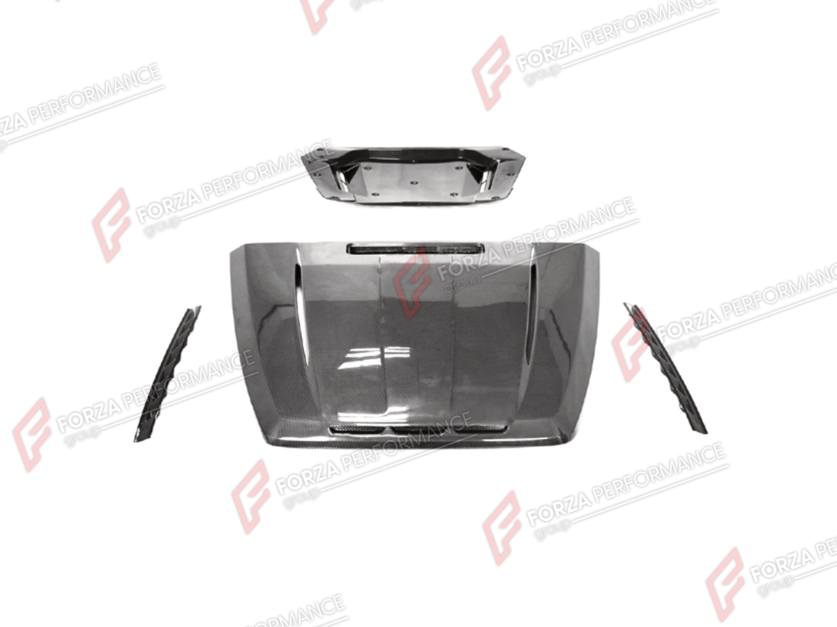 DRY CARBON HOOD BONNET for MERCEDES-BENZ G-CLASS W464 2019 - 2024 FORZA PERFORMANCE custom fit TOP Style

Set includes:
Hood Bonnet

Material: Dry Carbon

NOTE: Professional installation is required.