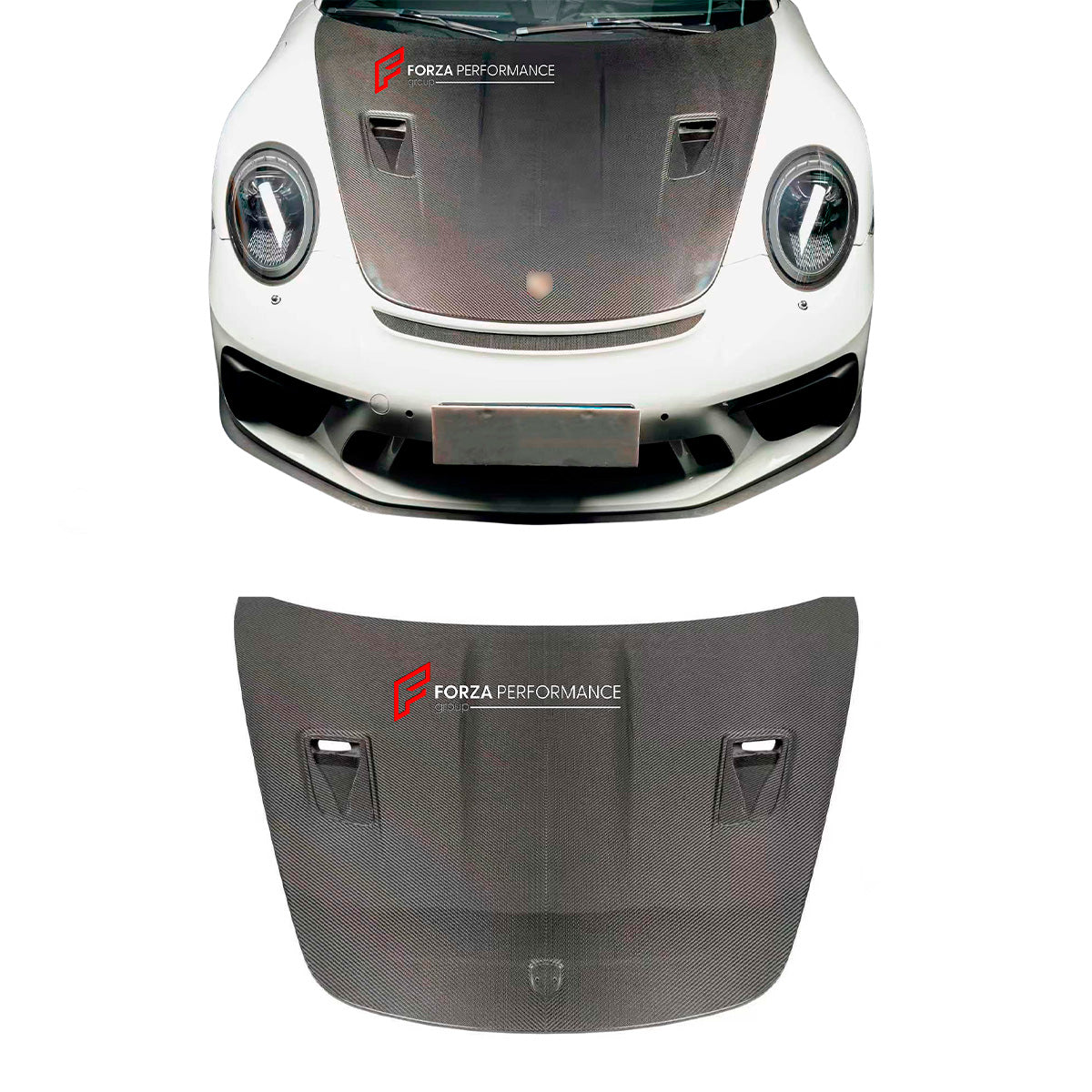 DRY CARBON HOOD BONNET for Porsche 911 991 GT3 RS 2011 - 2019
Material: Dry Carbon

NOTE: Professional installation is required.