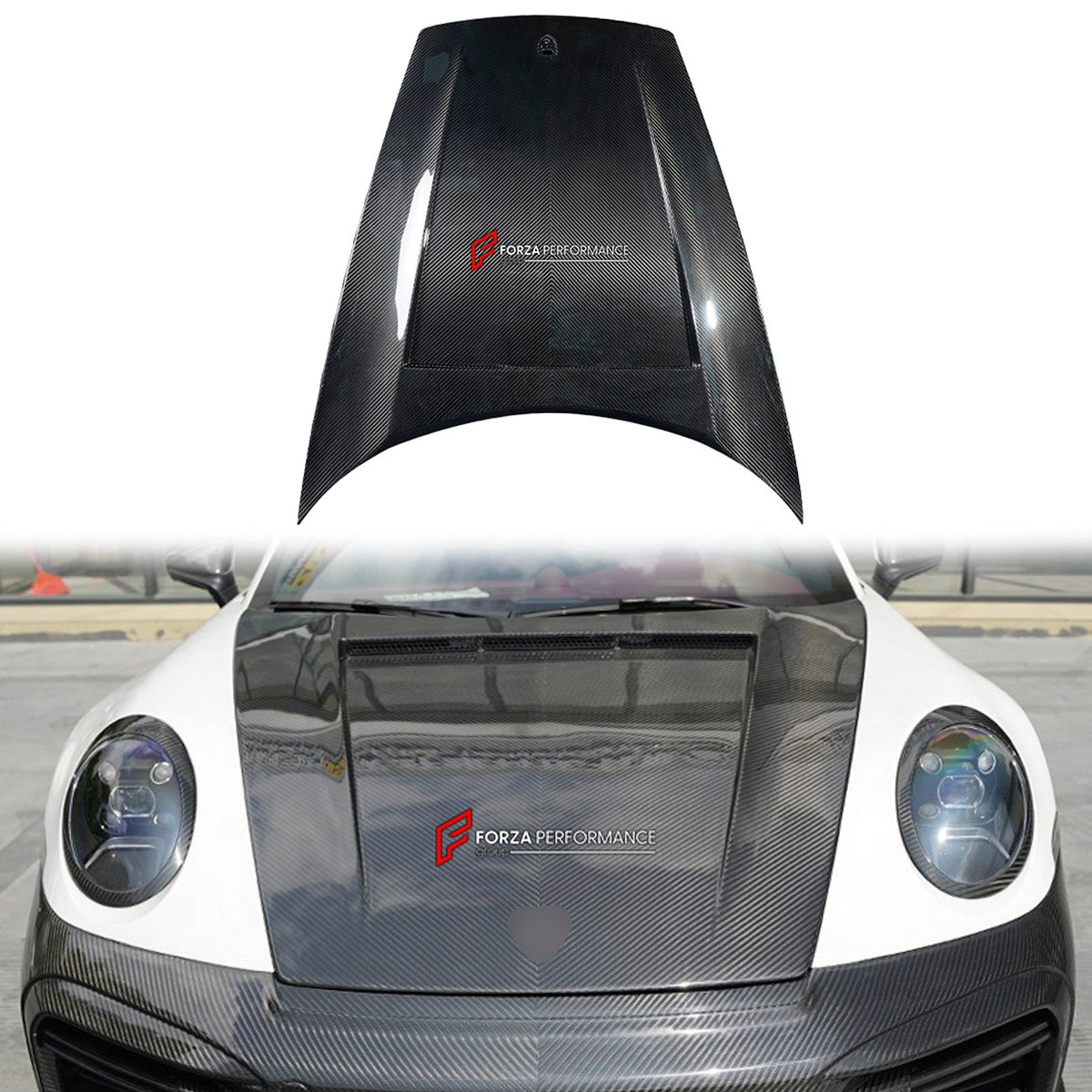 DRY CARBON Hood Bonnet for Porsche 911 992 2019+
Set includes:

Hood Bonnet
Material: Dry Carbon

NOTE: Professional installation is required.