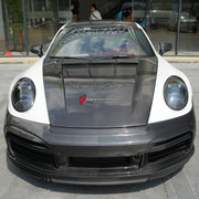 DRY CARBON Hood Bonnet for Porsche 911 992 2019+
Set includes:

Hood Bonnet
Material: Dry Carbon

NOTE: Professional installation is required.