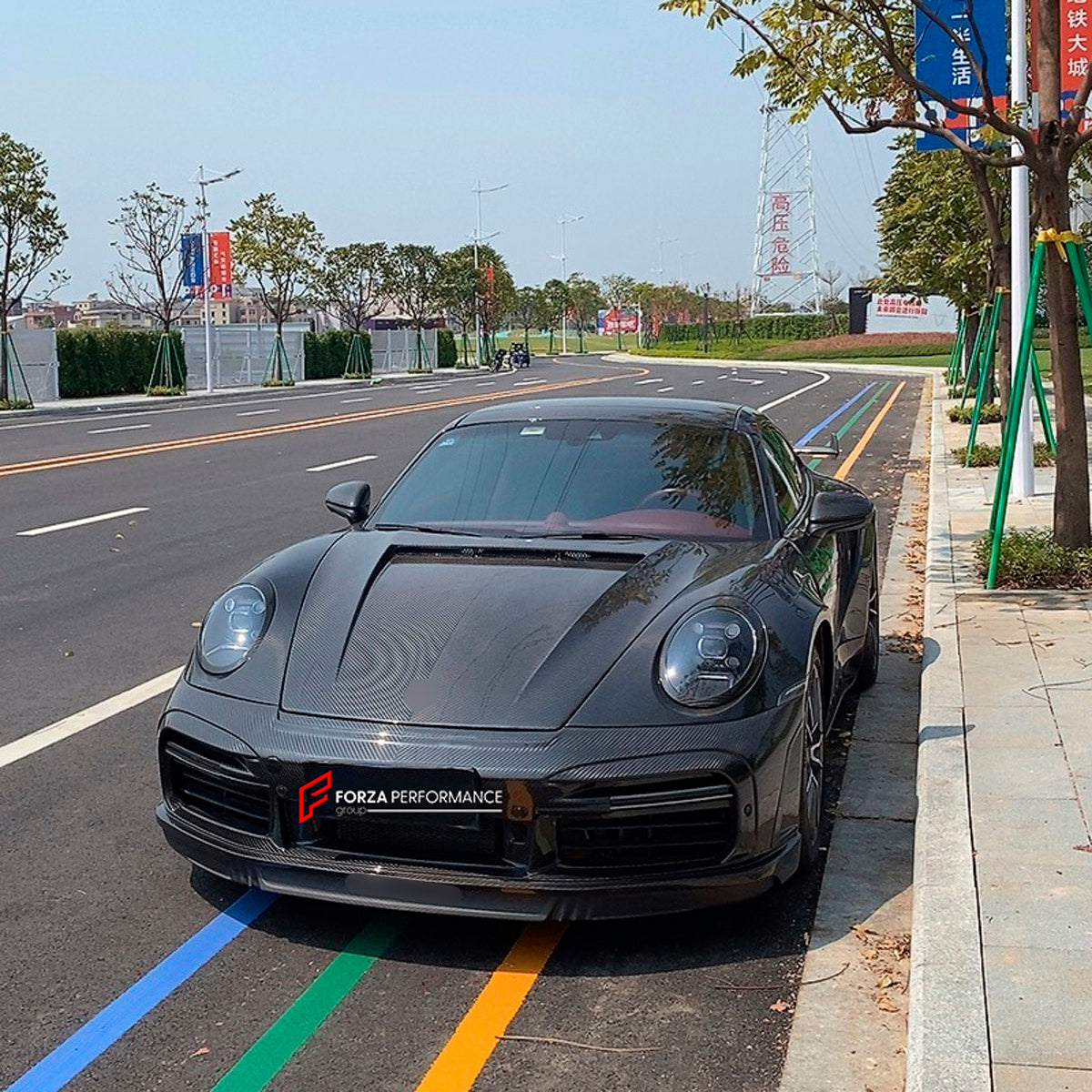 DRY CARBON Hood Bonnet for Porsche 911 992 2019+
Set includes:

Hood Bonnet
Material: Dry Carbon

NOTE: Professional installation is required.
