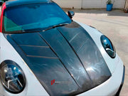 DRY CARBON Hood Bonnet for Porsche 911 992 2019+
Set includes:

Hood Bonnet
Material: Dry Carbon

NOTE: Professional installation is required.
