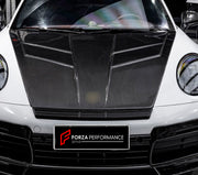 DRY CARBON Hood Bonnet for Porsche 911 992 2019+
Set includes:

Hood Bonnet
Material: Dry Carbon

NOTE: Professional installation is required.