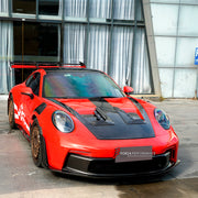 DRY CARBON Hood Bonnet for Porsche 911 992 2019+
Set includes:

Hood Bonnet
Material: Dry Carbon

NOTE: Professional installation is required.