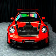 DRY CARBON Hood Bonnet for Porsche 911 992 2019+
Set includes:

Hood Bonnet
Material: Dry Carbon

NOTE: Professional installation is required.