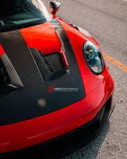 DRY CARBON Hood Bonnet for Porsche 911 992 2019+
Set includes:

Hood Bonnet
Material: Dry Carbon

NOTE: Professional installation is required.