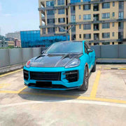 DRY CARBON HOOD BONNET for PORSCHE CAYENNE E3 9Y0 9YA SUV FACELIFT 2023+

Set includes:

Hood Bonnet

Material: Dry Carbon

Note: Professional installation is required.