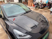 DRY CARBON Hood Bonnet for Tesla Model Y 2020 - 2025
Set includes:

Hood Bonnet
Material: Dry Carbon

NOTE: Professional installation is required.