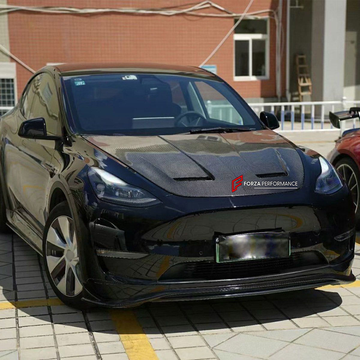 DRY CARBON Hood Bonnet for Tesla Model Y 2020 - 2025
Set includes:

Hood Bonnet
Material: Dry Carbon

NOTE: Professional installation is required.
