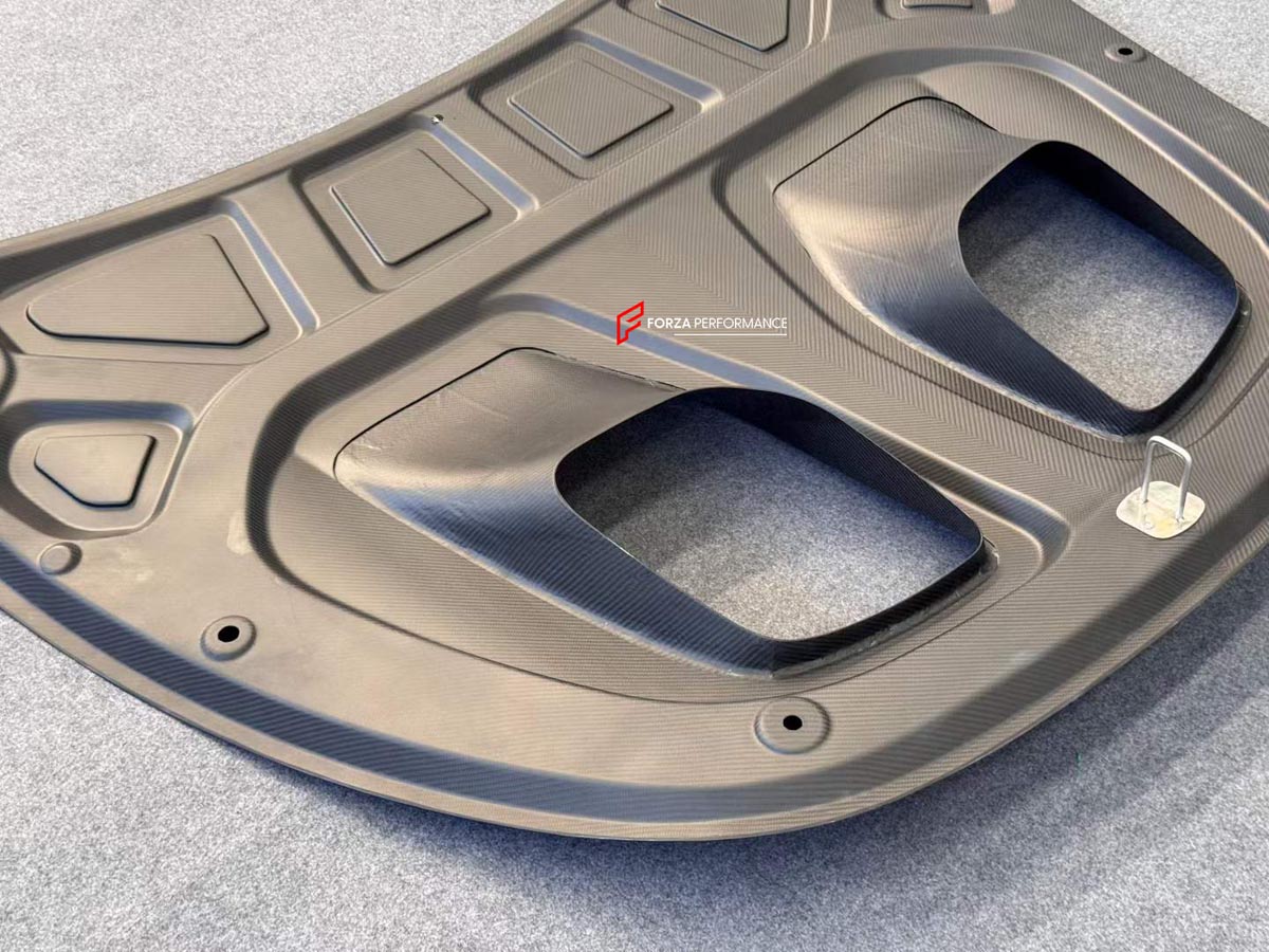 DRY CARBON HOOD BONNET for XIAOMI SU7 ULTRA 2025+
Set includes:

Hood / Bonnet
Material: Dry Carbon

NOTE: Professional installation is required.