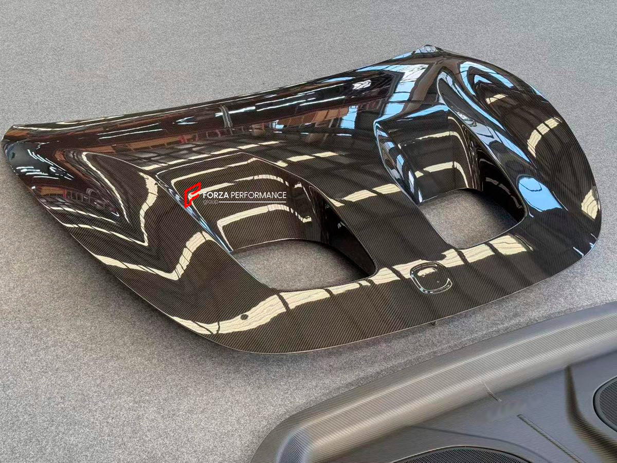 DRY CARBON HOOD BONNET REAR WING SPOILER for XIAOMI SU7 SU7 ULTRA 2024+
Set includes:

Hood / Bonnet
Rear Wing Spoiler
Material: Dry Carbon

NOTE: Professional installation is required.