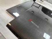 DRY CARBON HOOD BONNET TRIM for TOYOTA AE86 1983 - 1987 FORZA PERFORMANCE custom fit Mansory Style