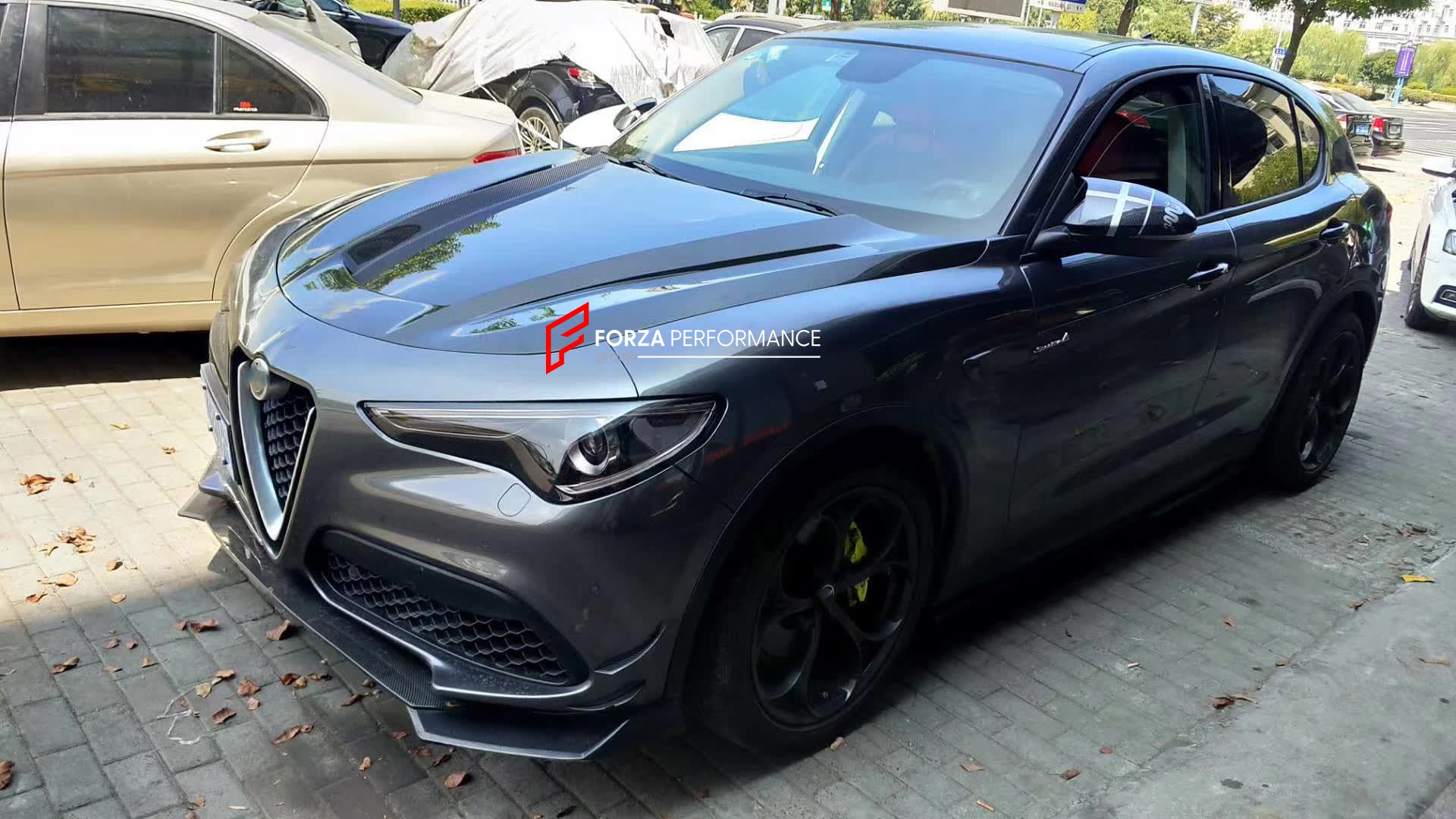 DRY CARBON HOOD for ALFA ROMEO STELVIO 949 2017 - 2023  Set includes:  Hood