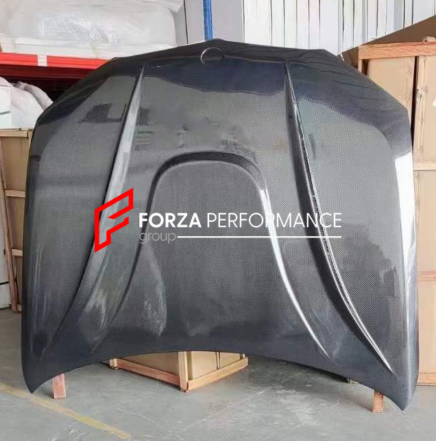 DRY CARBON HOOD for BMW X5 G05 2018+  Set includes:  Hood