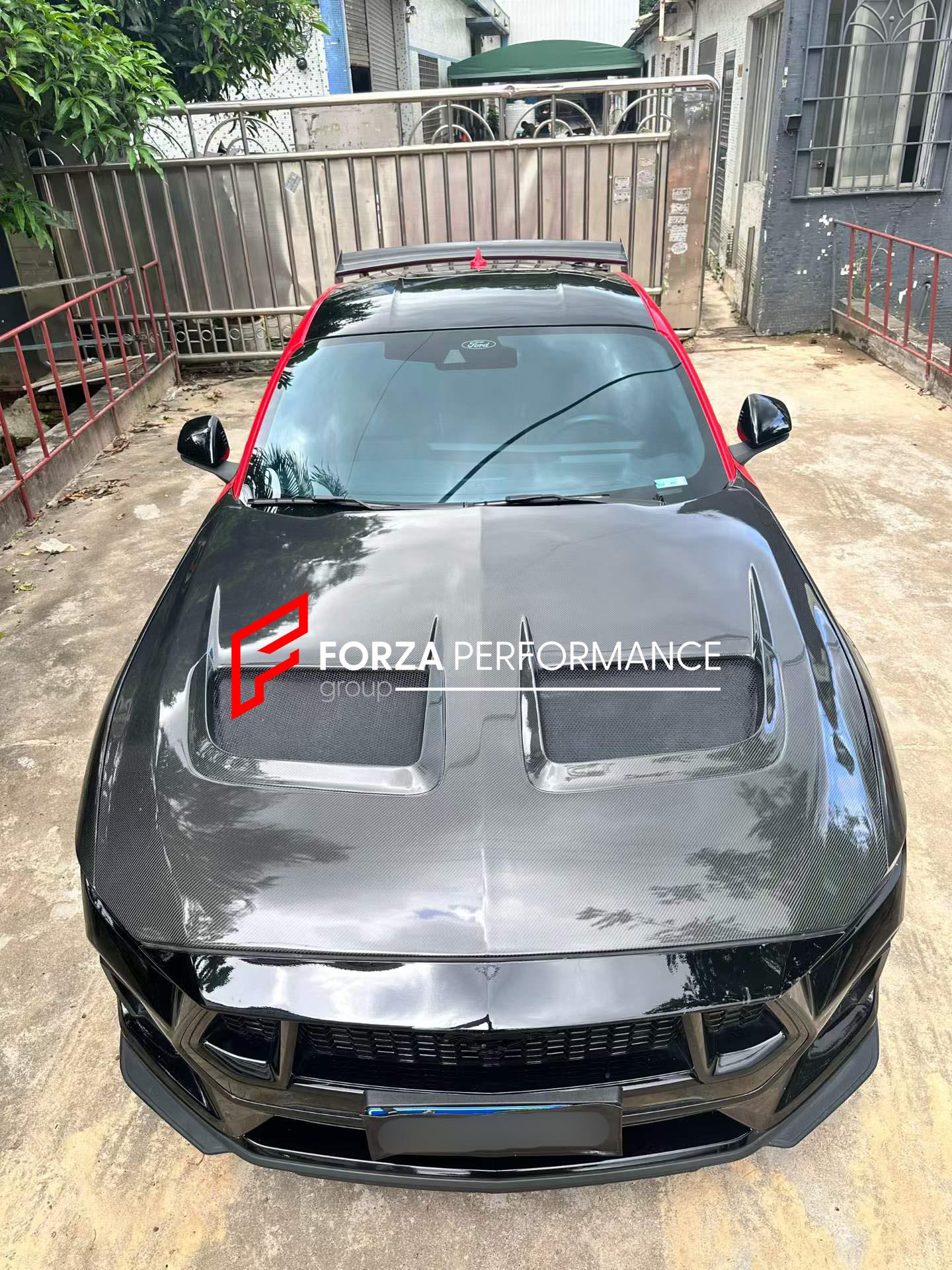 DRY CARBON HOOD FOR FORD MUSTANG GTD 2025+