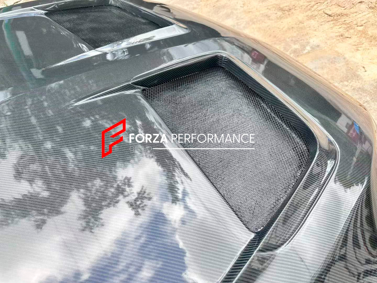 DRY CARBON HOOD FOR FORD MUSTANG GTD 2025+