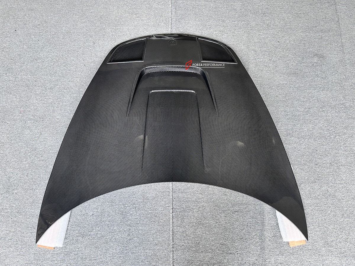 CARBON FIBER HOOD BONNET for PORSCHE 718 981 982 CAYMAN BOXSTER 2012+

Set includes:

Hood Bonnet

Fitment models:

Boxster III (981) 2012 - 2016
Cayman II (981) 2014 - 2016
718 I (982) 2017+

Material: Dry Carbon

Note: Professional installation is required