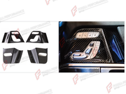 DRY CARBON INNER DOOR PANEL SEAT ADJUST SWITCH FRAME TRIM for MERCEDES-BENZ G-CLASS W464 G63 G350 G350D G400D G500 G550 2019 - 2024

Set includes:
Inner Door Panel Seat Adjust Switch Frame Trim

Material: Dry Carbon

NOTE: Professional installation is required.
