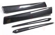 DRY CARBON INNER DOOR TRIMS 4 PCS for TESLA MODEL 3 2021 - 2023
Set includes:

Inner Door Trims (4 pcs/set)
Material: Dry Carbon

NOTE: Add-on type - installs over the original part. Professional installation is required.