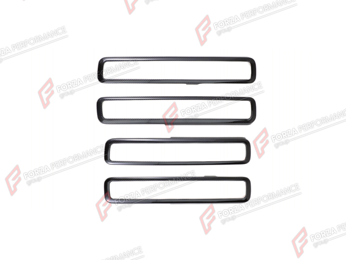 DRY CARBON INTERIOR DOOR PANEL TRIM for MERCEDES-BENZ G-CLASS W464 G63 G350 G350D G400D G500 G550 2019 - 2024

Set includes:
Interior Door Panel Trim

Material: Dry Carbon

NOTE: Professional installation is required.