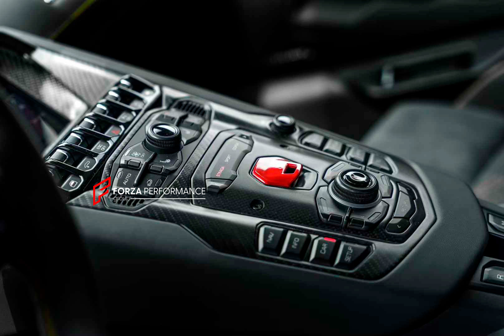 F SPORT 内装パーツ ブラック/シルバー DRY CARBON INTERIOR KIT for LAMBORGHINI AVENTADOR LP700 LP700-4 ROADST
