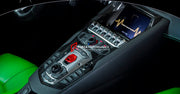 DRY CARBON INTERIOR KIT for LAMBORGHINI AVENTADOR LP700 LP700-4 ROADSTER LP720 LP740 LP750 LP770 SVJ S ROADSTER

Set includes:

Side Mirror Covers
Startup Cover
Setting Cover
Armrest Box Trim
Control Trim
Instrument Panel Side Cover
Display Screen Inner Frame
Display Screen Outer Frame
Inner Door Cover Plates
Central Cover Button Panel
Steering Wheel Side Button Panel
Door Handle
Speed Dashboard Cover
Steering Wheel Paddles

Material: Dry Carbon (Red and Black / Standard / Forged / Pagani Waves)

NOTE: Prof