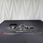 DRY CARBON INTERIOR KIT for LAMBORGHINI URUS 2018+

Set includes:
Dashboard Instrument Cluster Trim
Dashboard Panel Cover
Meter Base Panel Cover
Central Control Panel Trim
Center Console Air Outlet Cover Trim
Dashboard Trim Kit
Interior Door Panel Trim

Material: Dry Carbon

NOTE: Professional installation is required.
