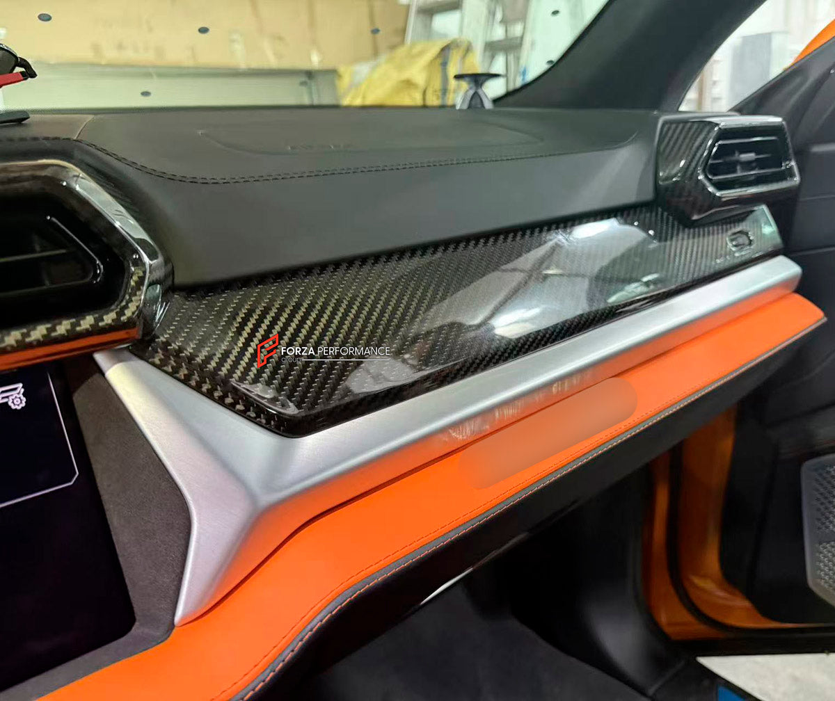 Dry Carbon Interior Kit for Lamborghini Urus 2018+
Set includes:

Interior Kit
Material: Dry Carbon

NOTE: Professional installation is required.