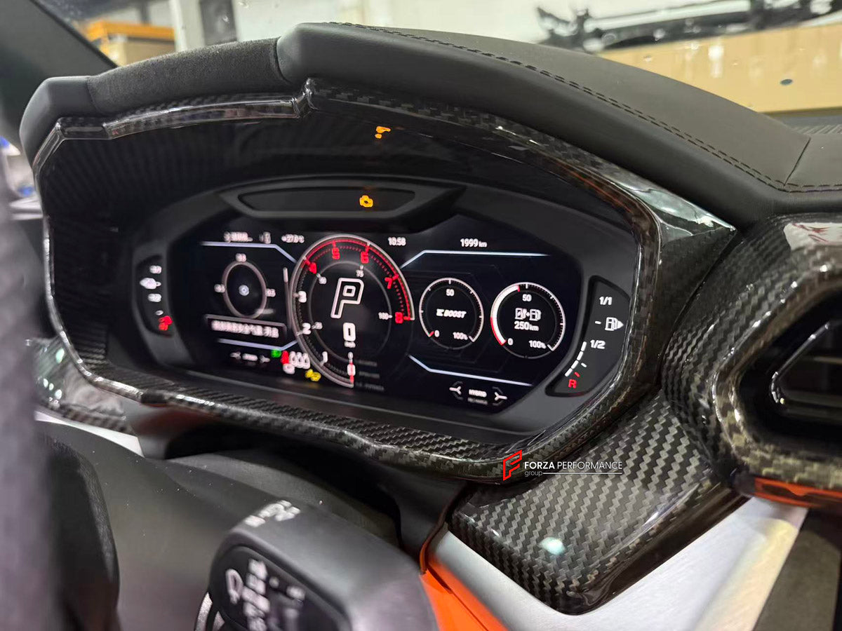 Dry Carbon Interior Kit for Lamborghini Urus 2018+
Set includes:

Interior Kit
Material: Dry Carbon

NOTE: Professional installation is required.