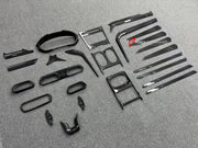 DRY CARBON INTERIOR KIT for LAMBORGHINI URUS 2018+

Set includes:
Dashboard Instrument Cluster Trim
Central Control Panel Trim
Center Console Trim Cover
Dashboard Trim Kit
Dashboard Side Air Vents Covers
Interior Door Panel Trim

Material: Dry Carbon

NOTE: Professional installation is required.
