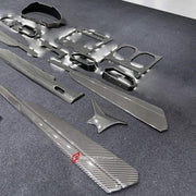 DRY CARBON INTERIOR KIT for LAMBORGHINI URUS 2018+

Set includes:
Dashboard Instrument Cluster Trim
Dashboard Panel Cover
Meter Base Panel Cover
Central Control Panel Trim
Center Console Air Outlet Cover Trim
Dashboard Trim Kit
Interior Door Panel Trim

Material: Dry Carbon

NOTE: Professional installation is required.