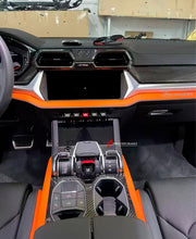 DRY CARBON INTERIOR KIT for Lamborghini Urus SE 2024+
Set includes:

Dashboard Instrument Cluster Trim
Center Console Trim Cover
Rear Center Console Air Vent Cover
Dashboard Trim Kit
Dashboard Side Air Vents Covers
Interior Door Panel Trim
Material: Dry Carbon

NOTE: Professional installation is required.